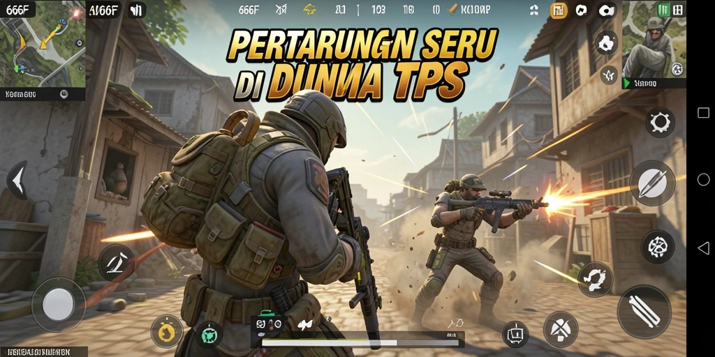 Screenshot gameplay 666F yang menampilkan aksi pertempuran seru.