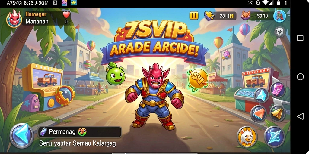Tampilan gameplay menarik dari 7SVIP yang menghibur.