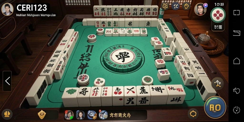 Gameplay seru Mahjong di CERI123 dengan grafis menarik.