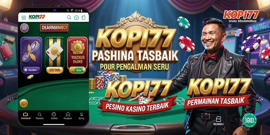 Screenshot permainan KOPI77 menampilkan aksi seru di meja Kasino.