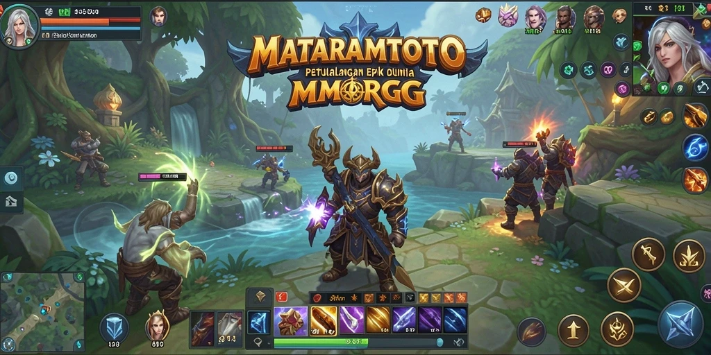 Tampilan gameplay MMORPG yang menakjubkan di MATARAMTOTO.
