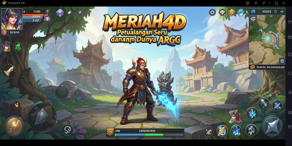 Tampilan gameplay menarik dari MERIAH4D dengan aksi thrill ARPG.