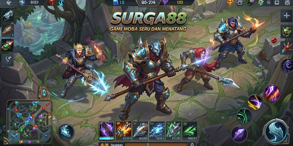 Tangkapan layar dari gameplay seru SURGA88 yang penuh aksi.